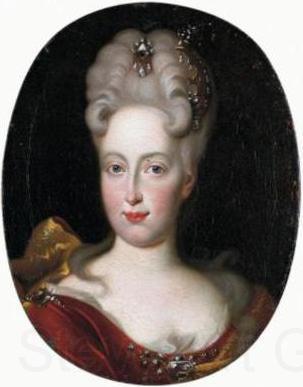 Jan Frans van Douven Portrait of Anna Maria Luisa de' Medici (1667-1743) Norge oil painting art